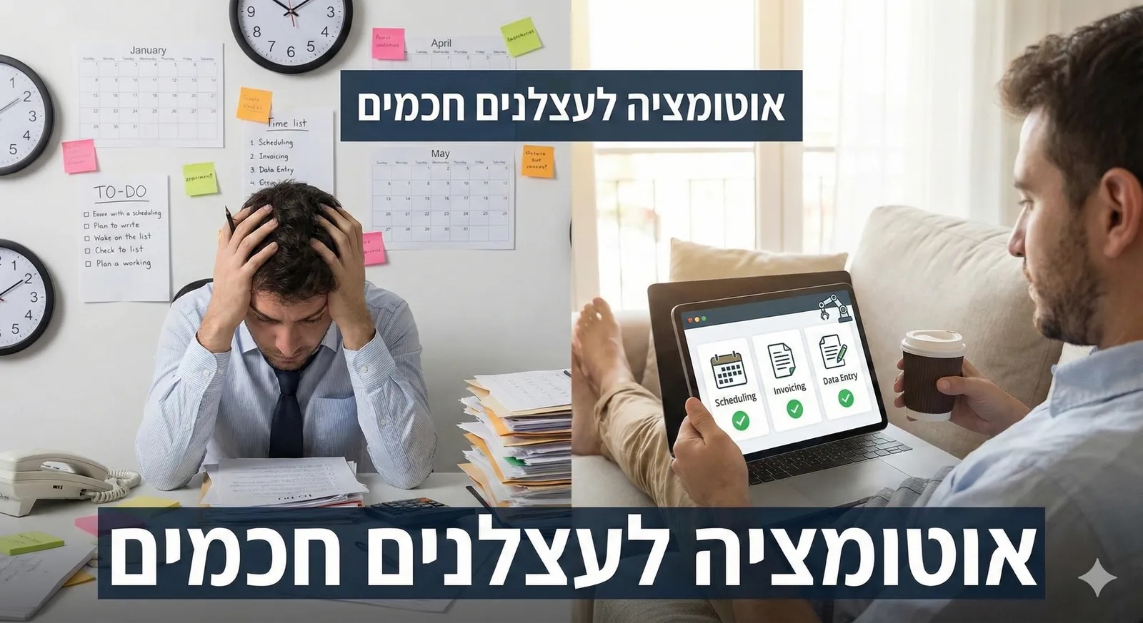 המדריך לאוטומציה לעצלנים חכמים: 5 דברים שאין שום סיבה שתעשו ידנית ב-2025 - מאמר מאת טל אקרלינג