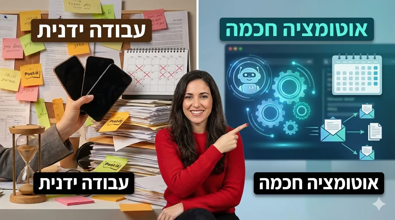 אם אמרת את זה שלוש פעמים, תעשי מזה בוט: המדריך לאוטומציות שיצילו לך את הלו"ז - מאמר מאת טל אקרלינג